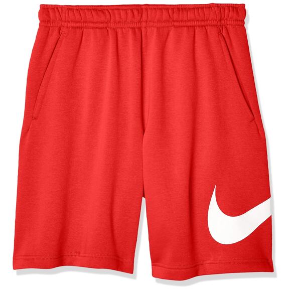 Nike Men's Sportswear Graphic Club Short, University Red/White Size L 12671 - Picture 1 of 4
